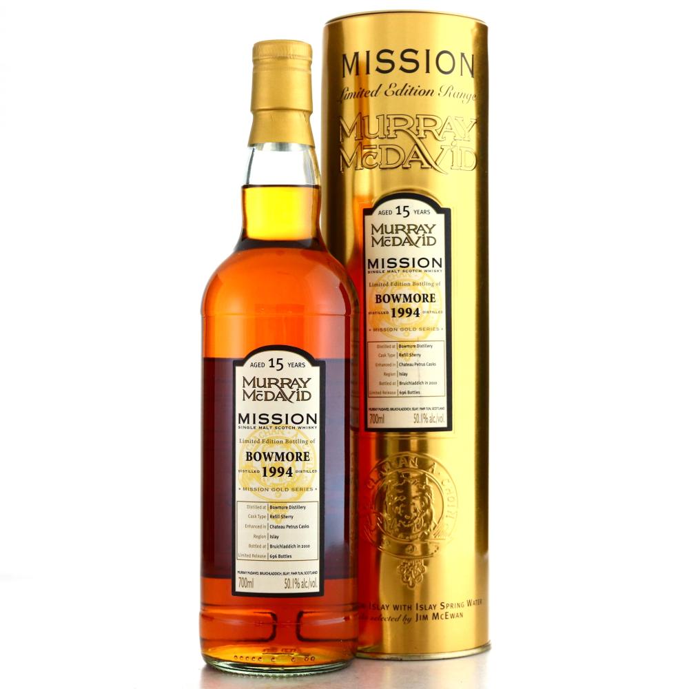 Bowmore 1994 Murray McDavid 15 Year Old Mission