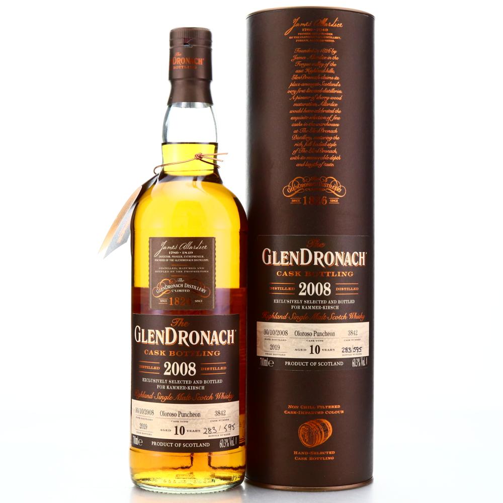 Glendronach 2008 Single Oloroso Cask 10 Year Old #3842 / Kirsch