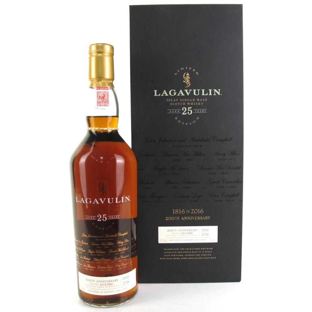 Lagavulin 25 Year Old Bicentenary 2016
