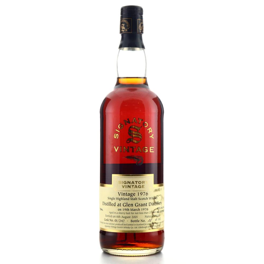 Glen Grant 1976 Signatory Vintage 25 Year Old