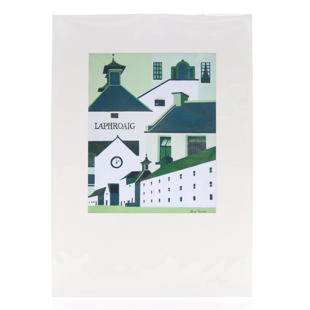 Laphroaig Distillery Print by Jane Taylor