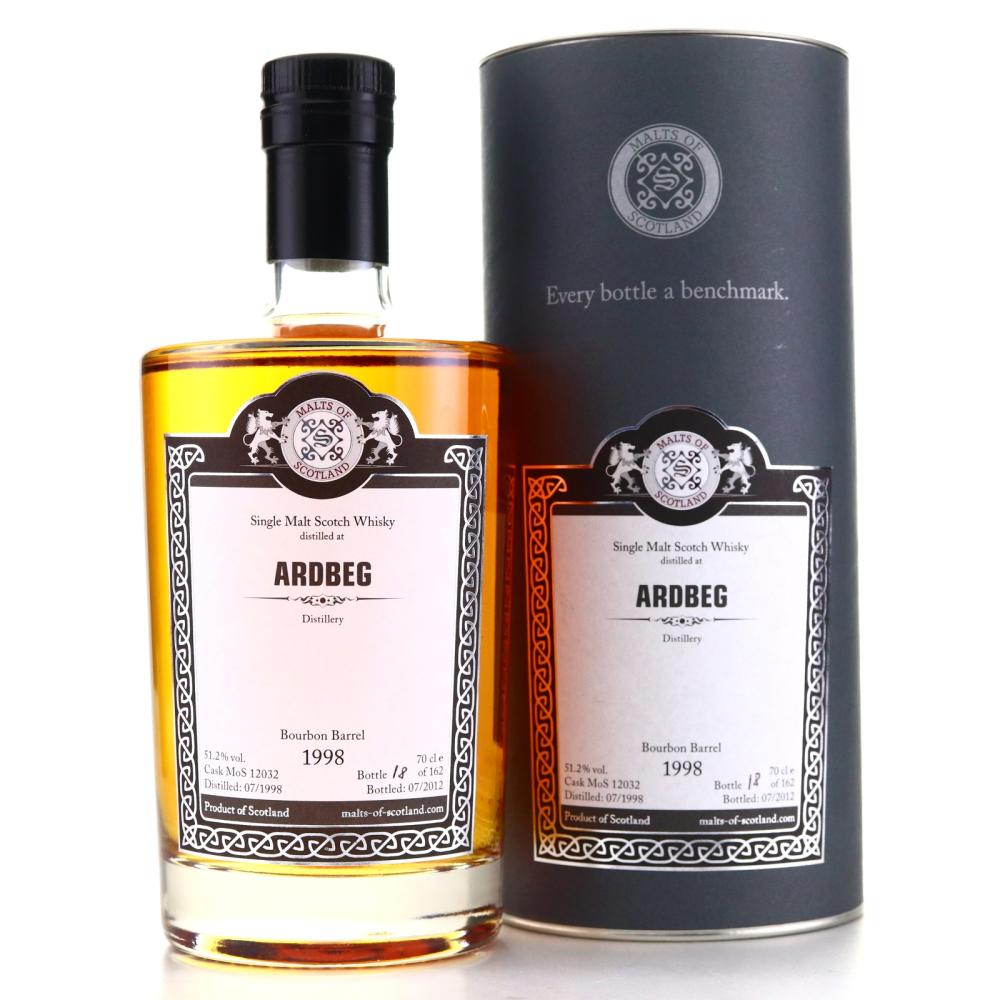 Ardbeg 1998 Malts of Scotland Bourbon Barrel