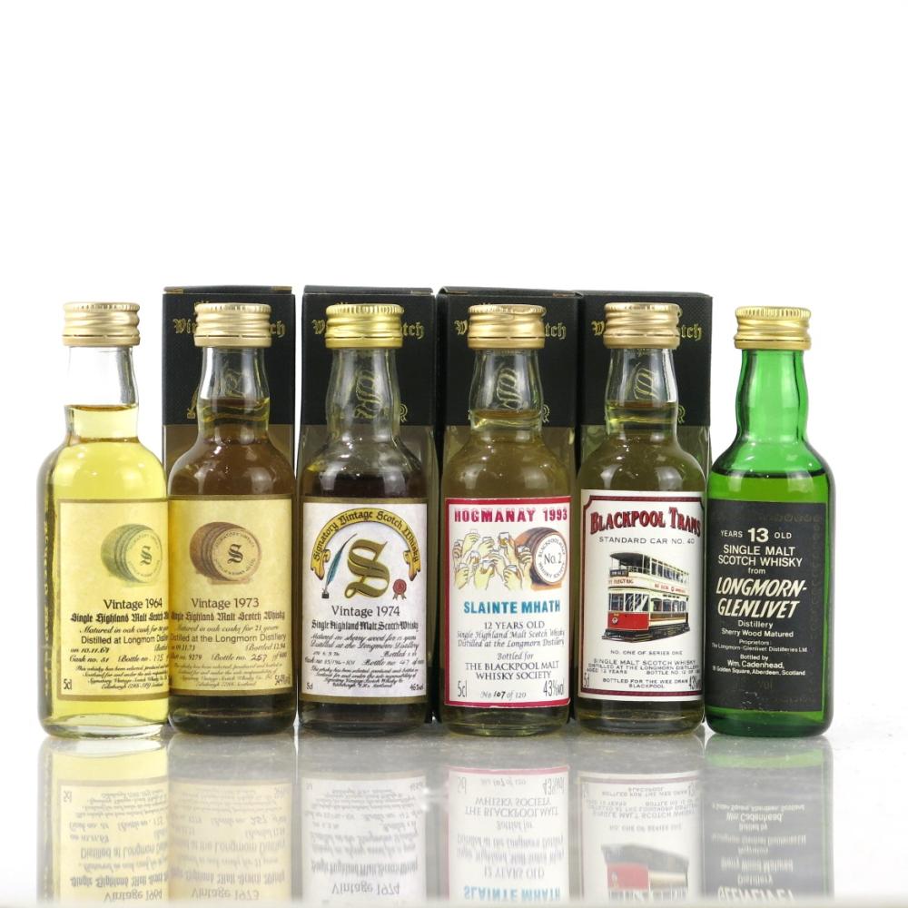 Longmorn Miniatures Selection x 6