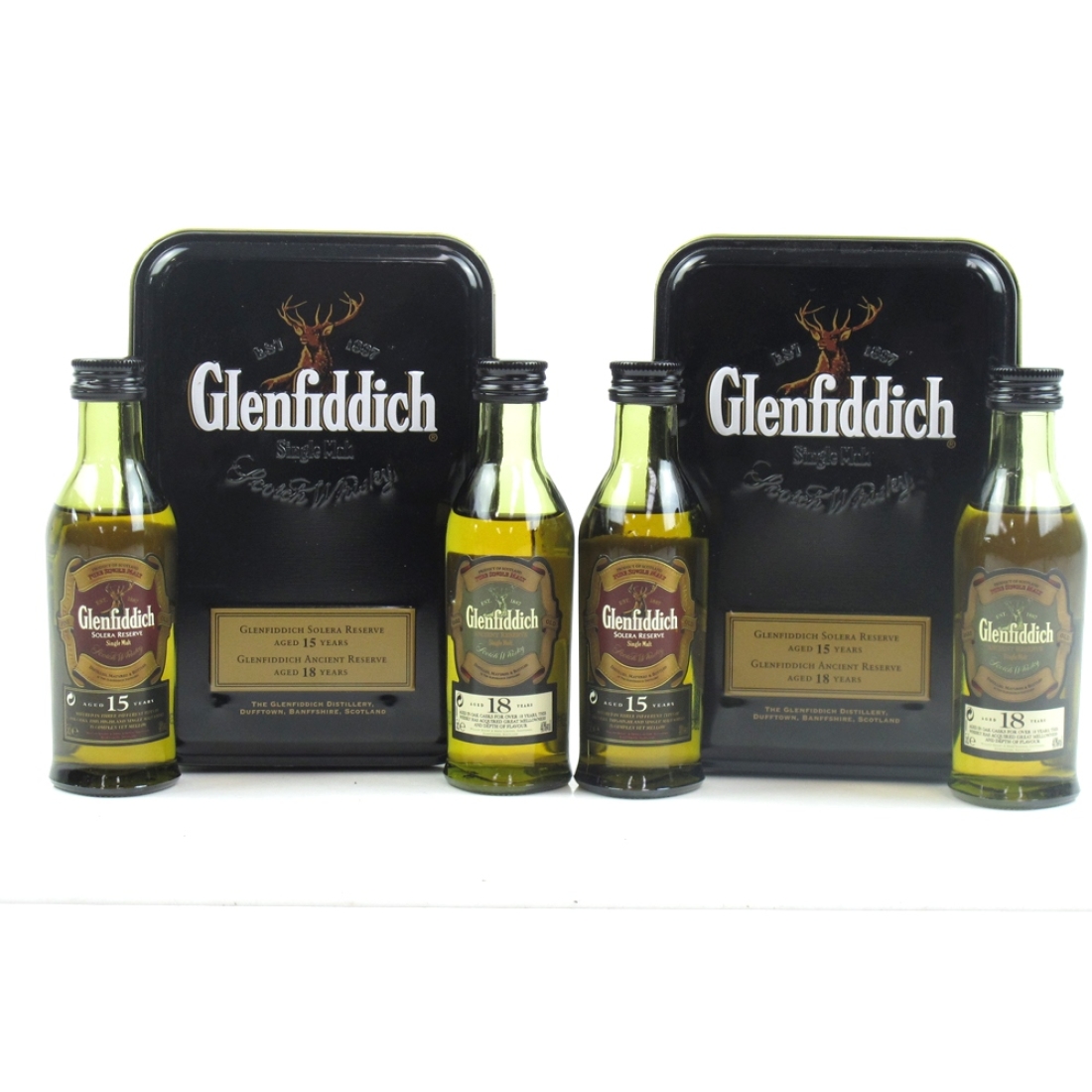 Glenfiddich Miniature Packs 4 x 5cl