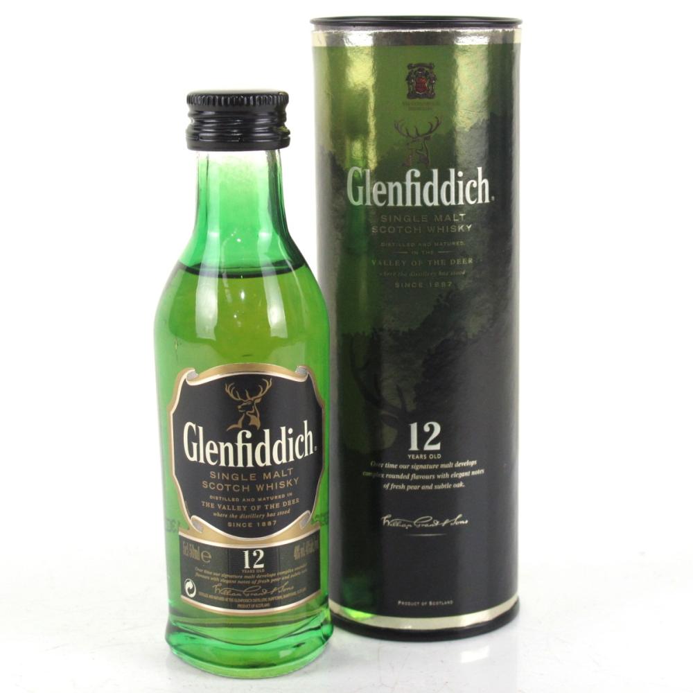 Glenfiddich 12 Year Old Miniature 5cl