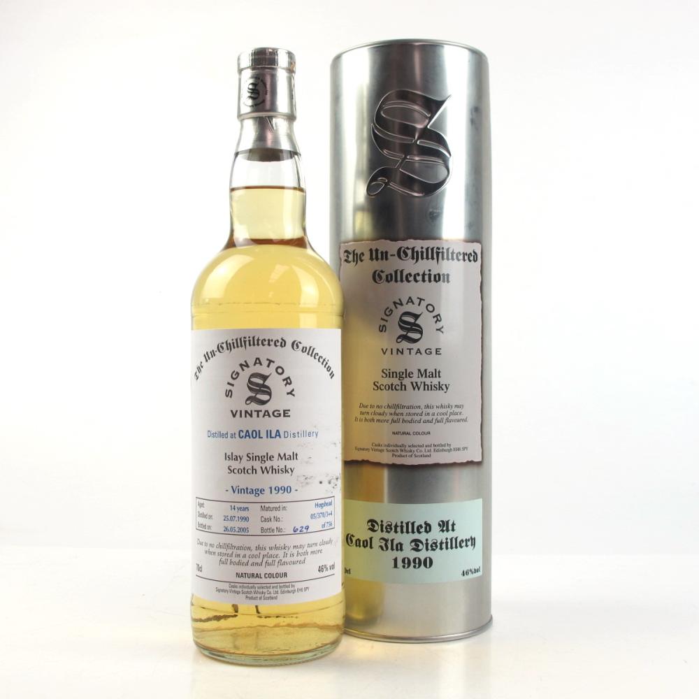 Caol Ila 1990 Signatory Vintage 14 Year Old
