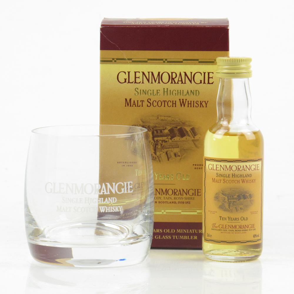 Glenmorangie 10 Year Old Minature Gift Pack / Including Glass