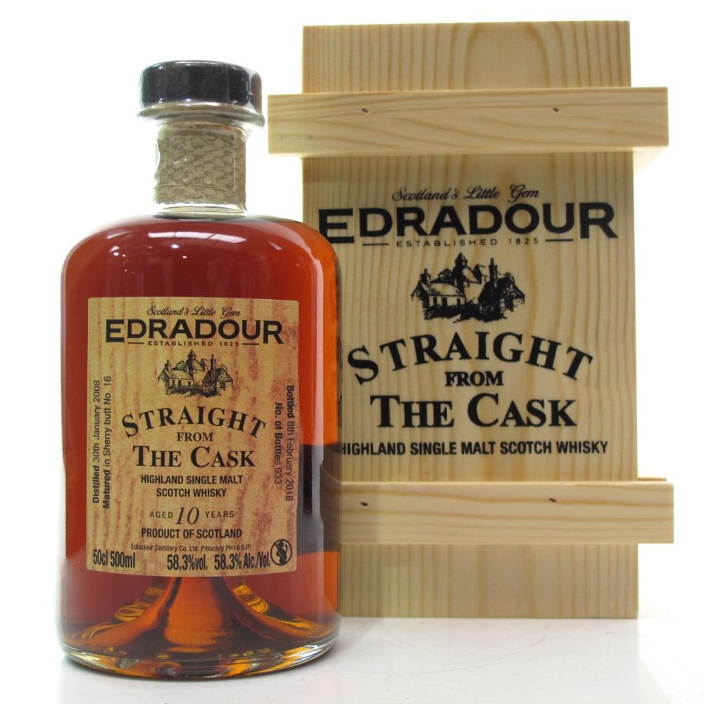 Edradour 2008 Straight from the Cask 10 Year Old / Sherry Cask