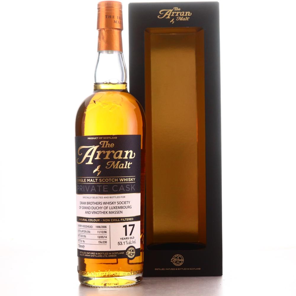 Arran 1996 Single Sherry Cask 17 Year Old #2006 / Dram Brothes & Vinothek Massen