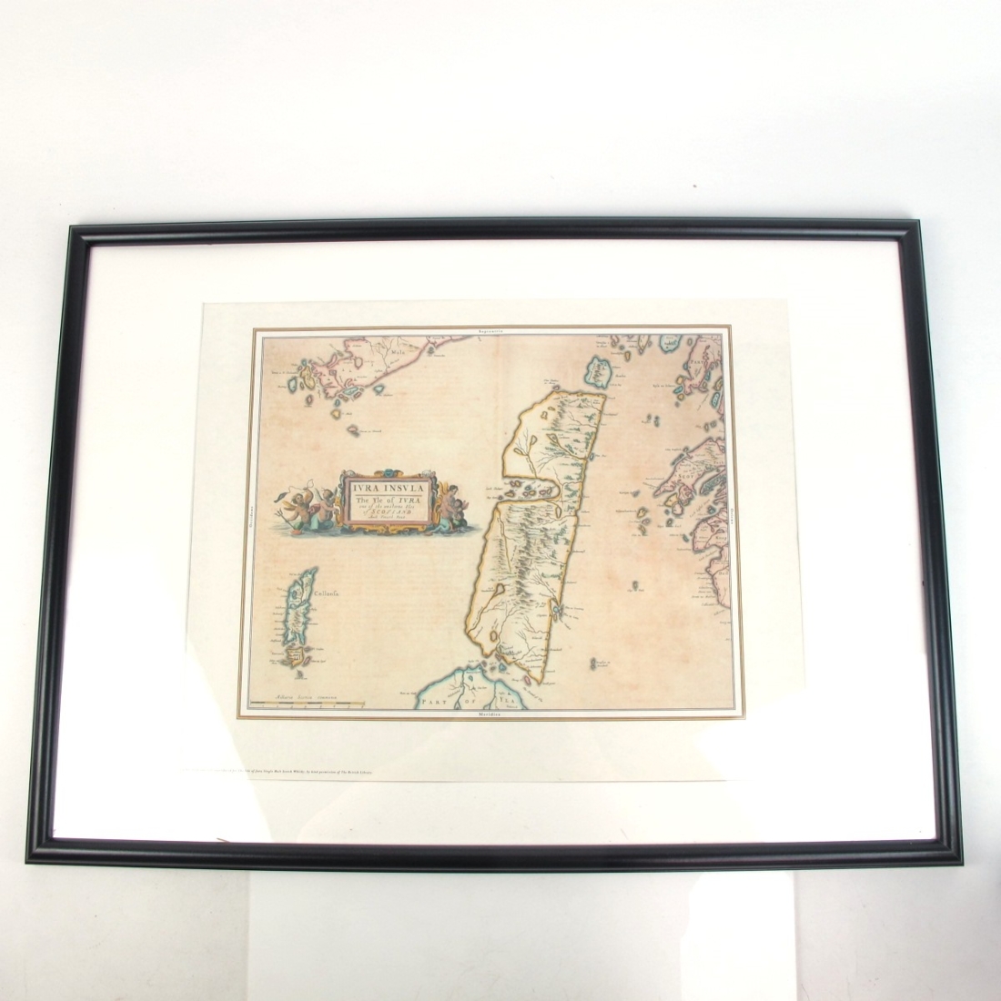 Jura Framed Map 73 x 53cm