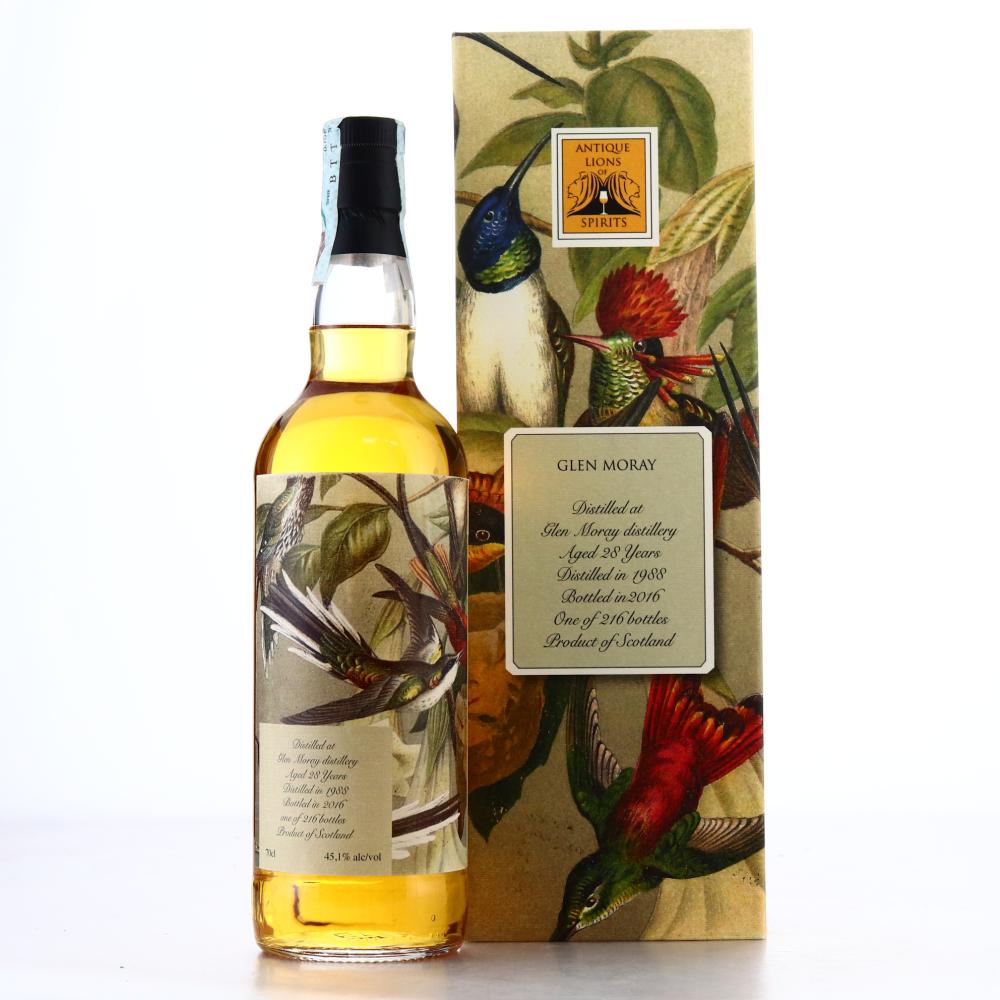 Glen Moray 1988 Antique Lions 28 Year Old / The Birds