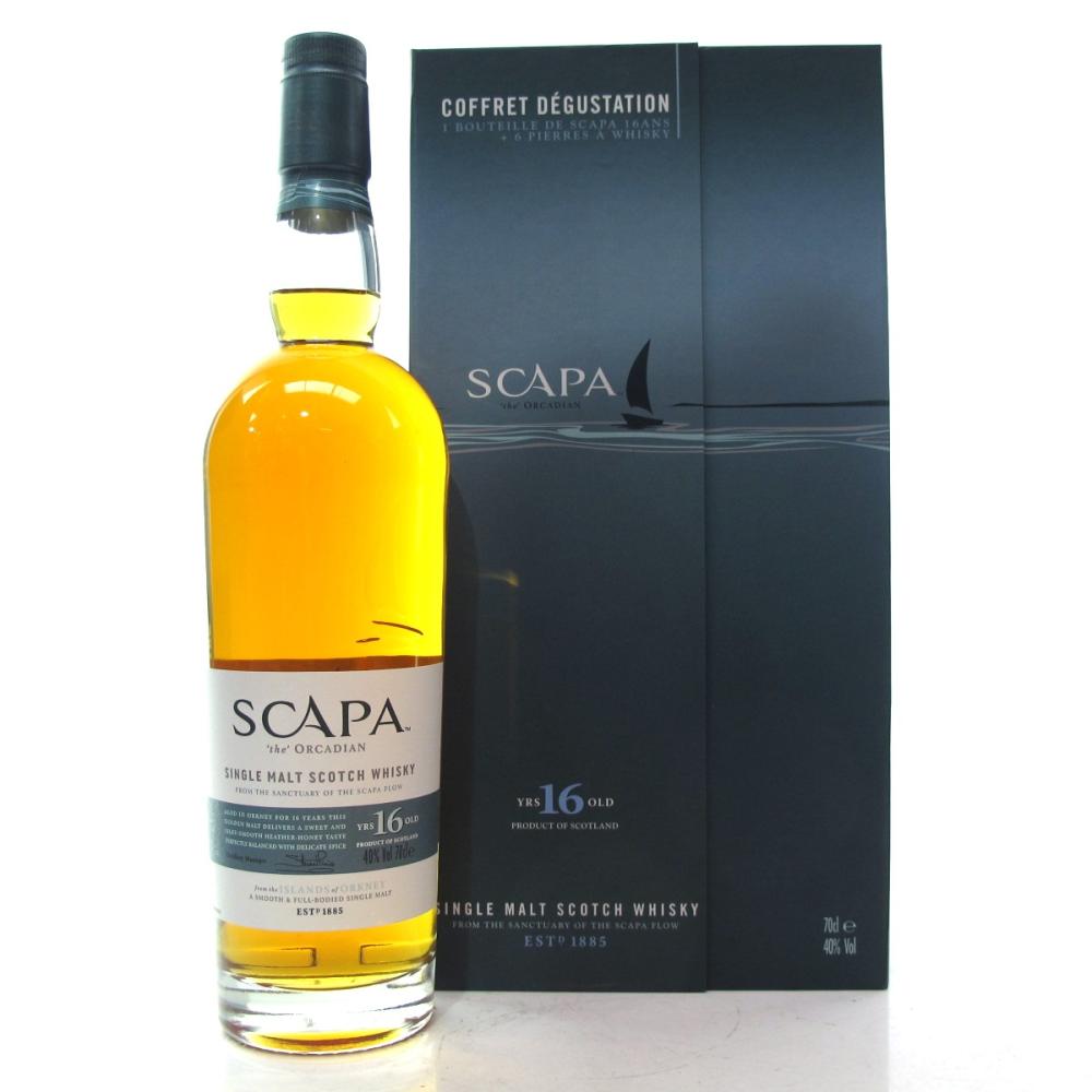 Scapa 16 Year Old Gift Set / including Whisky Stones