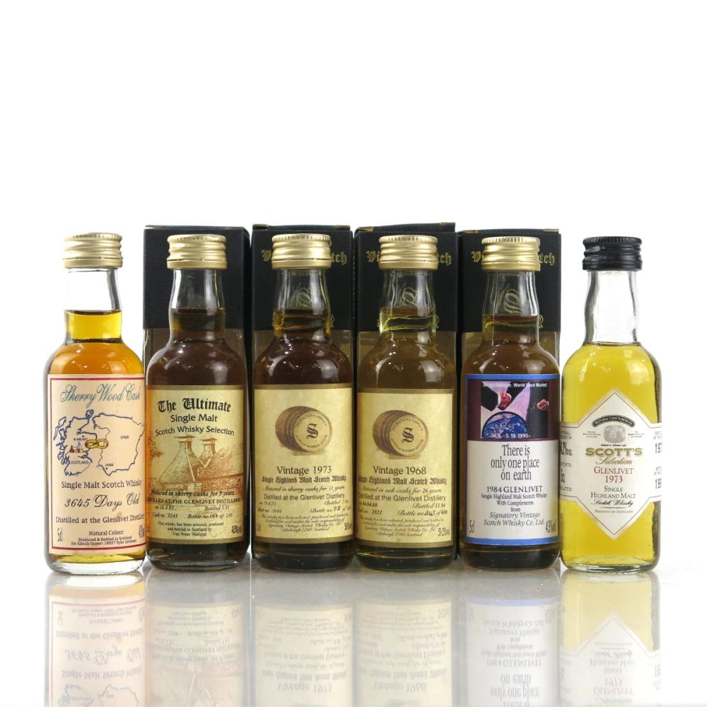 Glenlivet Miniature Selection 6 x 5cl / includes 26 Year Old