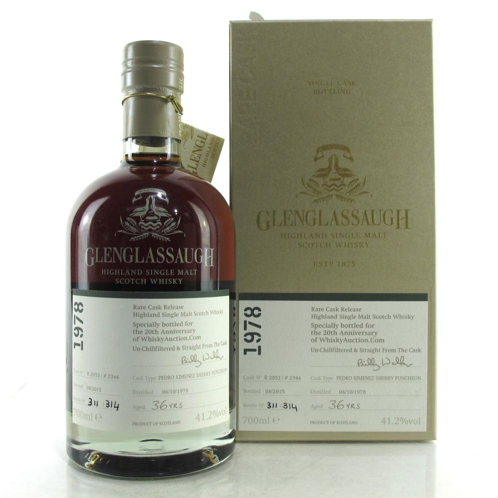 Glenglassaugh 1978 Rare Cask Release 36 Year Old