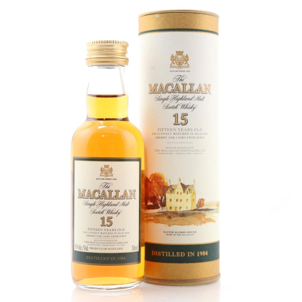 Macallan 15 Year Old 1984 Miniature 5cl