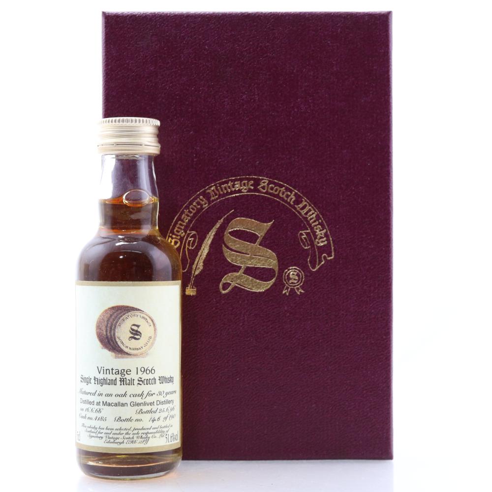 Macallan 1966 Signatory Vintage 30 Year Old Miniature 5cl