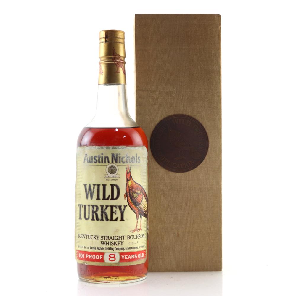Wild Turkey 8 Year Old 101 Proof 1990s / Wooden Box