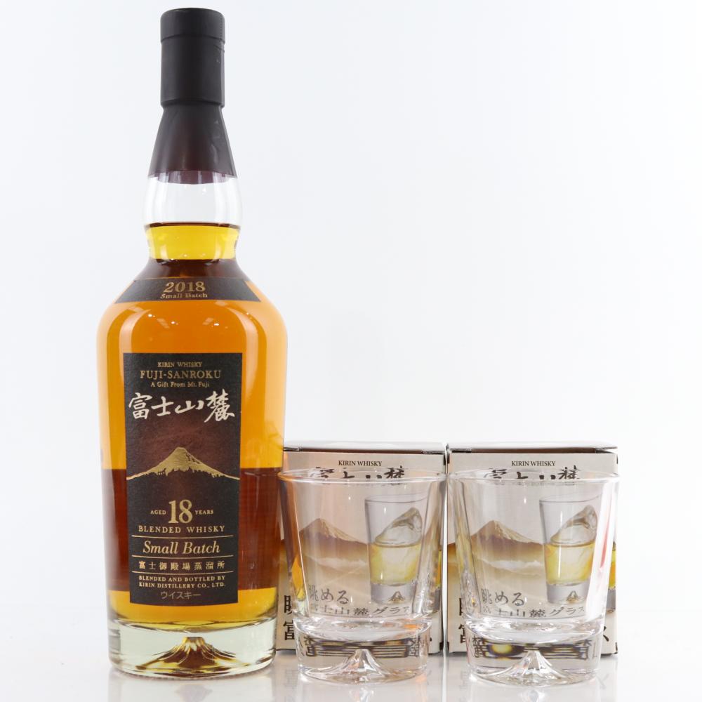 Kirin Fuji-Sanroku 18 Year Old Small Batch 2018 Release / with 2 x Glasses