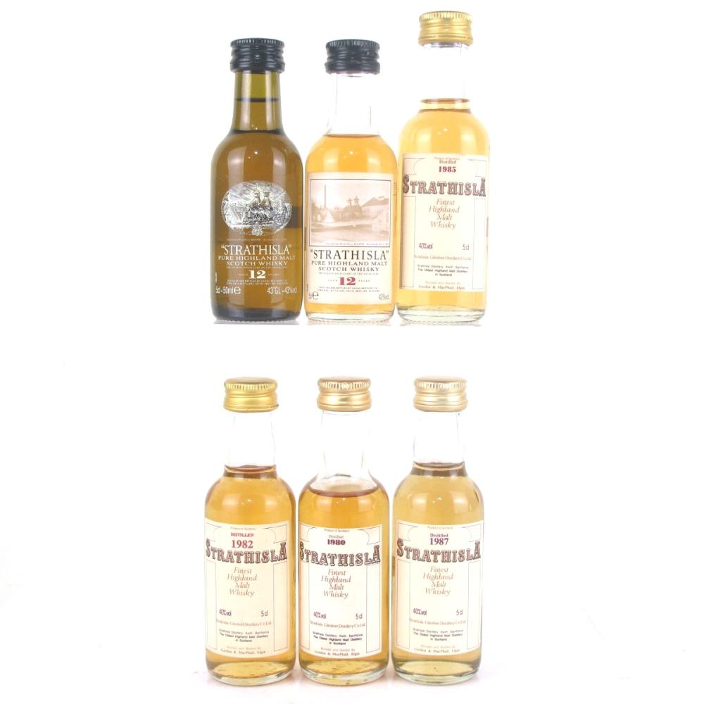 Strathisla Gordon and MacPhail & 12 Year Old Miniatures 6 x 5cl