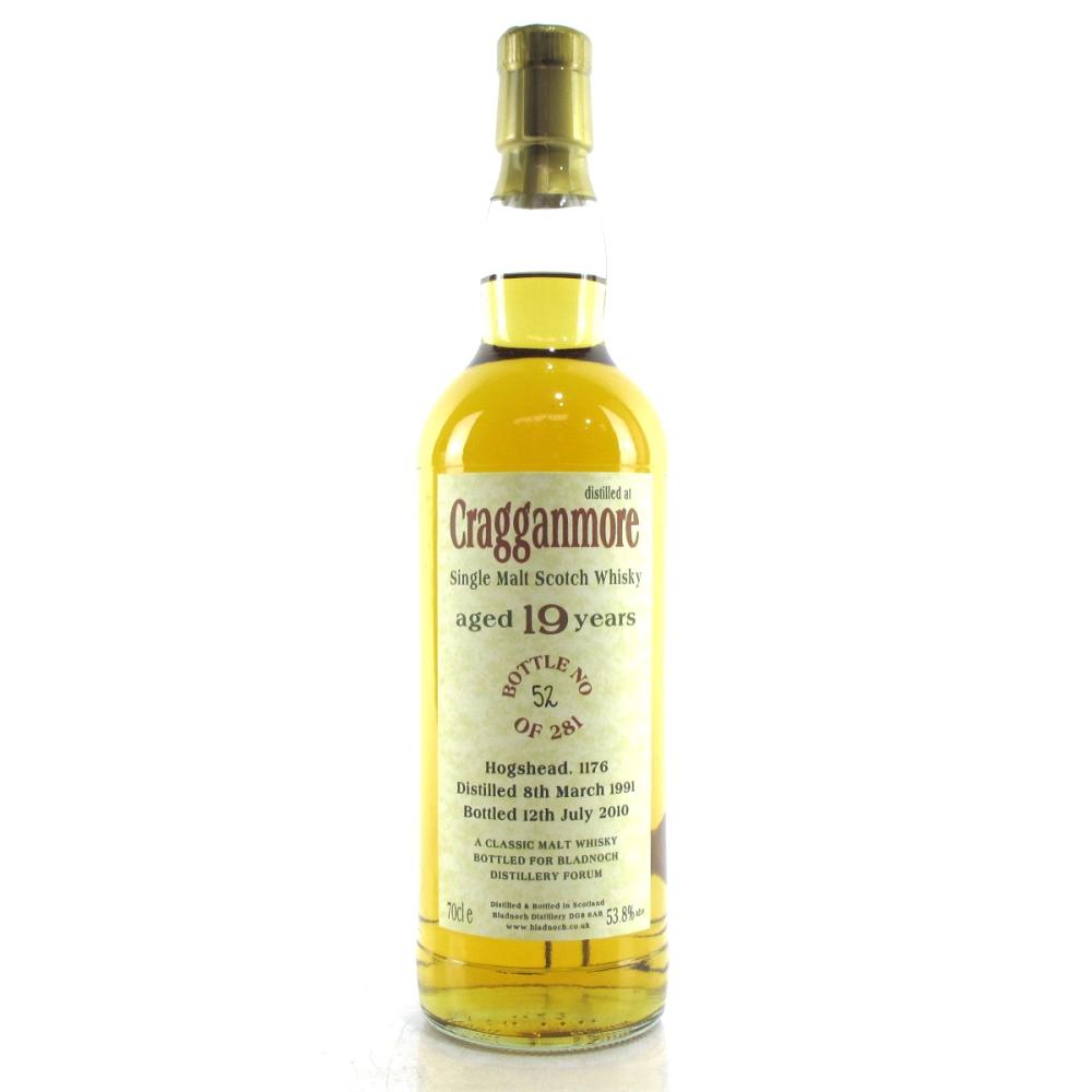 Cragganmore 1991 Bladnoch Forum 19 Year Old