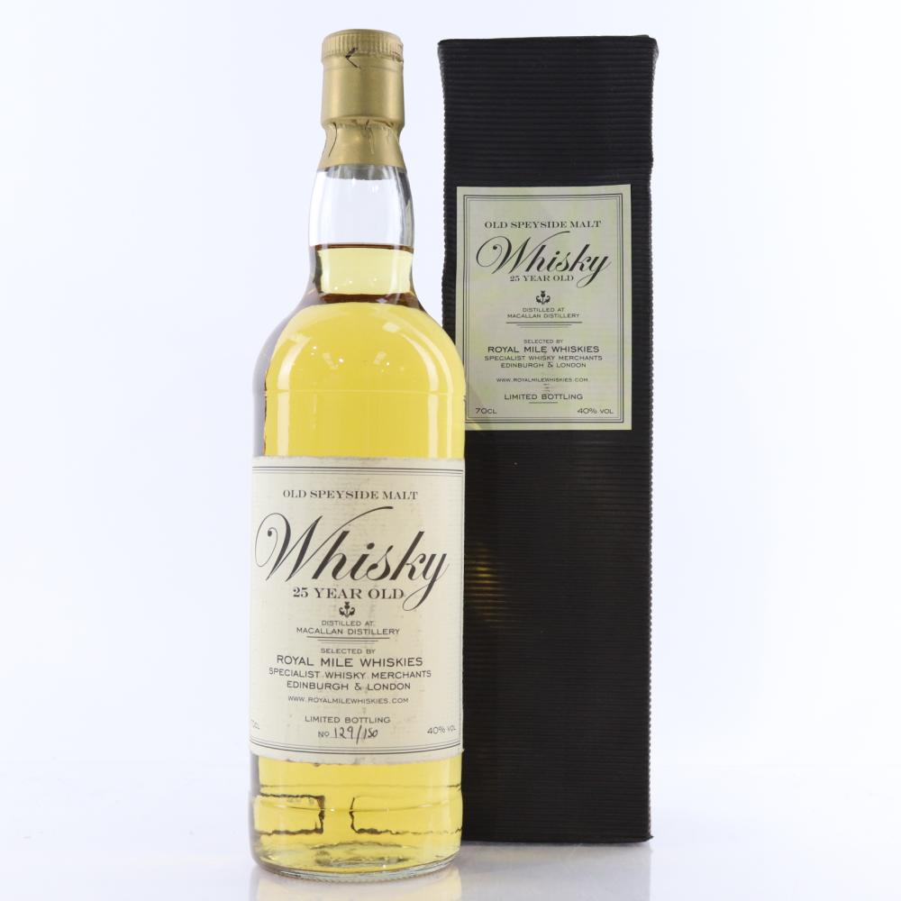 Macallan 25 Year Old Royal Mile Whiskies