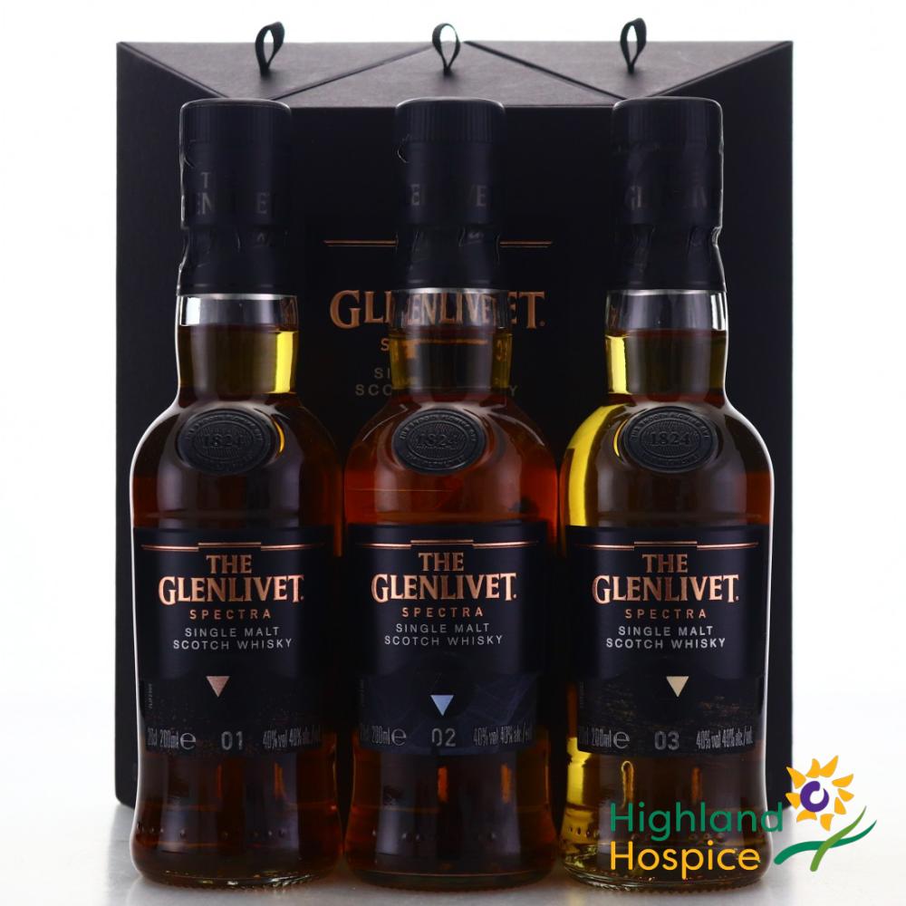 Glenlivet Spectra 3 x 20cl / Highland Hospice Charity Lot