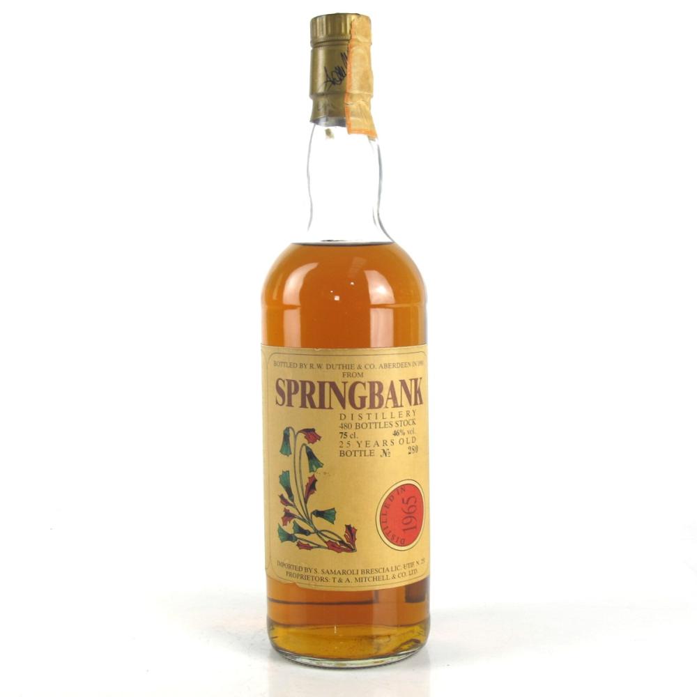 Springbank 1965 Samaroli 25 Year Old / Duthie