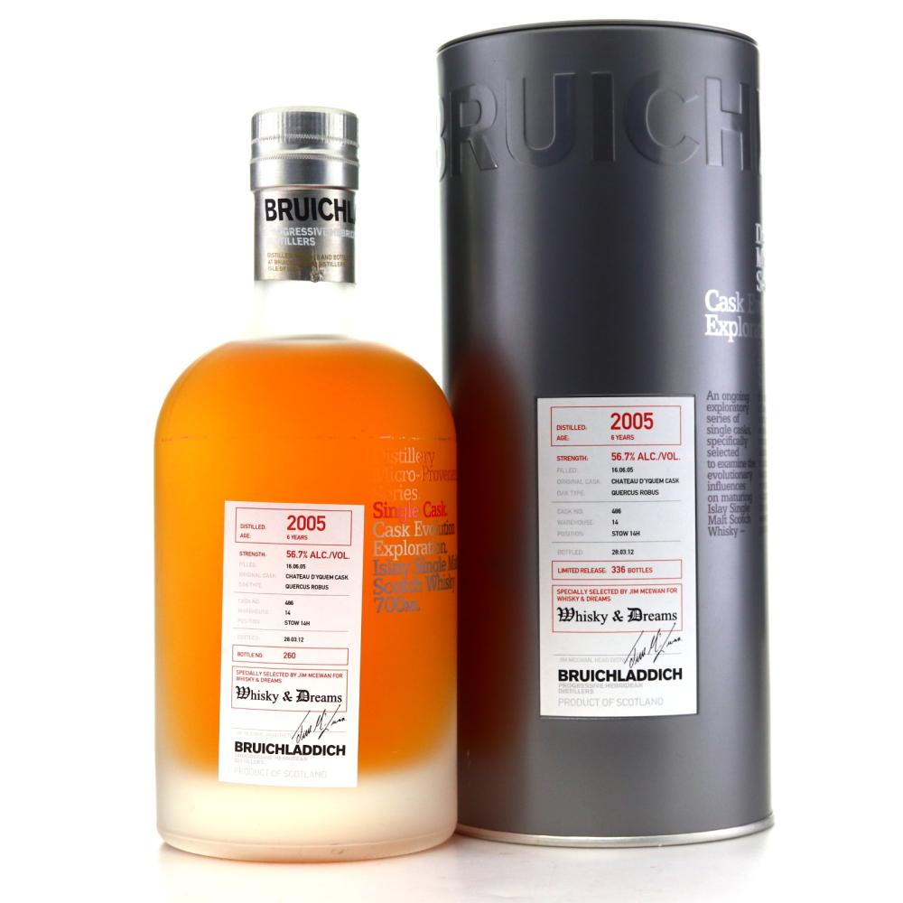 Bruichladdich 2005 Micro Provenance Single Cask 6 Year Old #486 / Whisky & Dreams