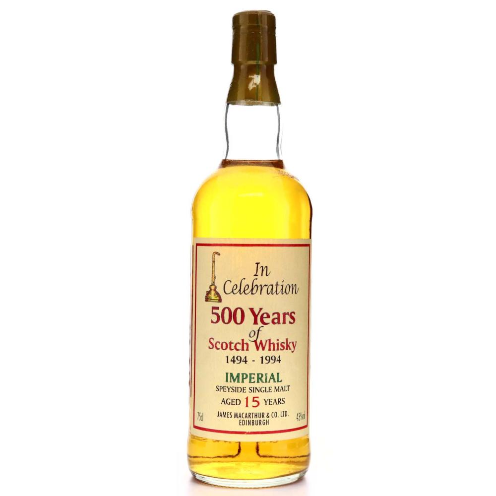 Imperial 15 Year Old James MacArthur 75cl / 500 Years Of Scotch Whisky 