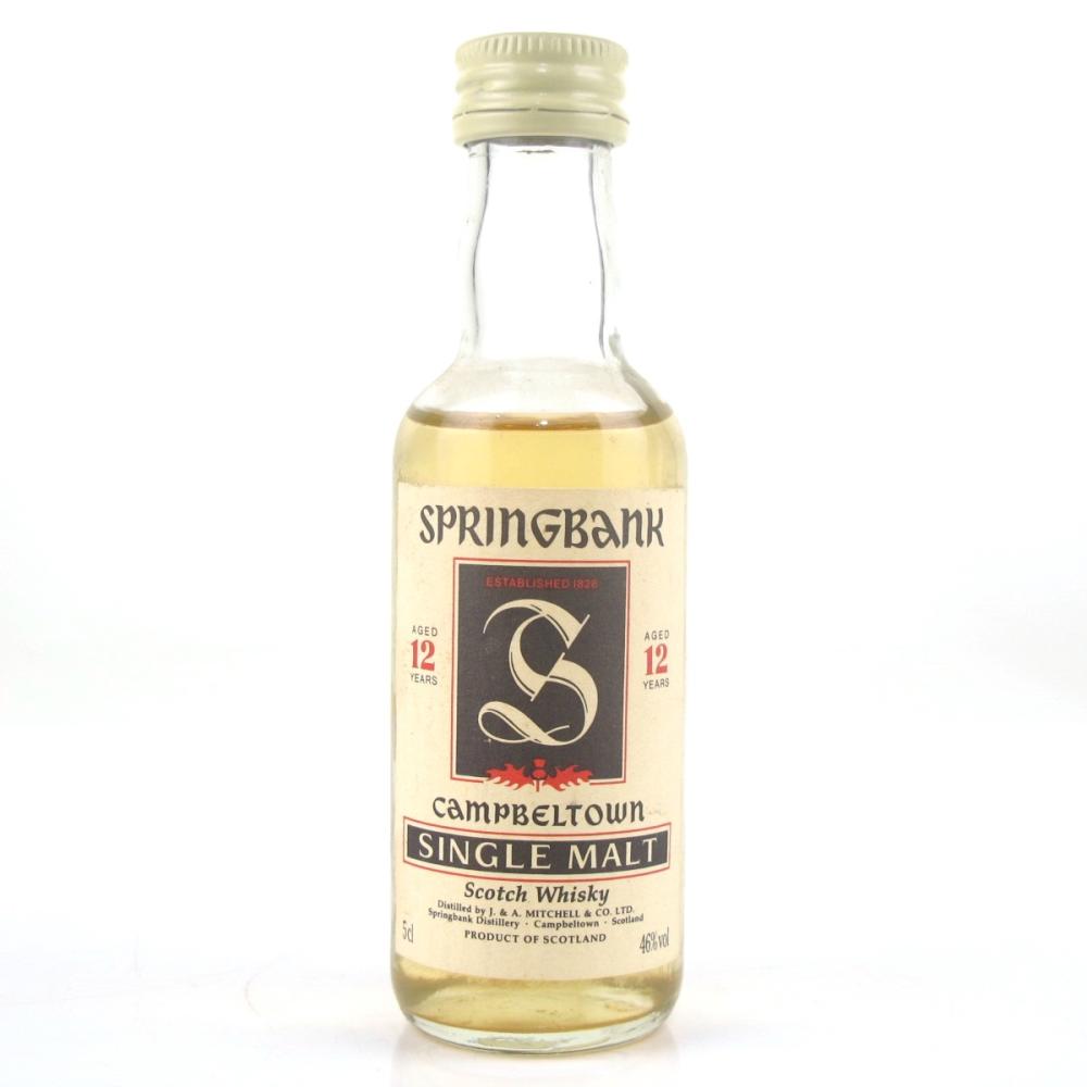 Springbank 12 Year Old Red Thistle Miniature 5cl
