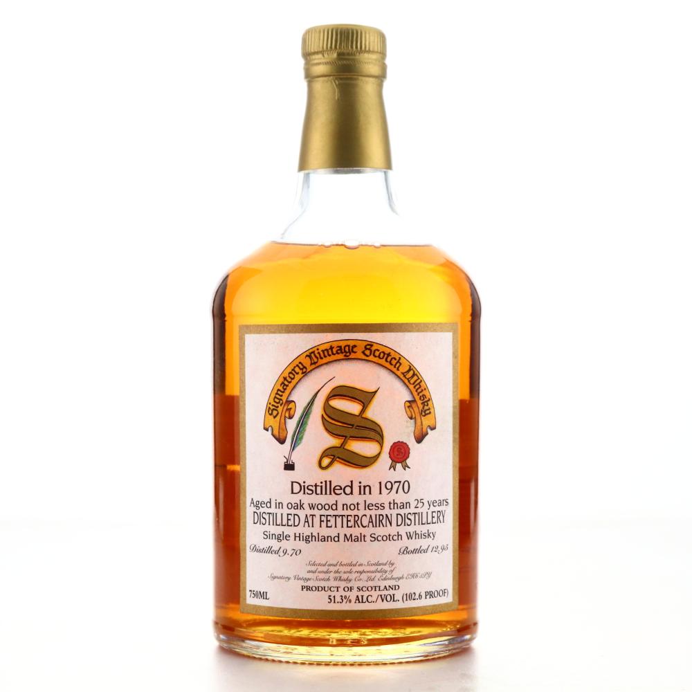 Fettercairn 1970 Signatory Vintage 25 Year Old 75cl / US Import