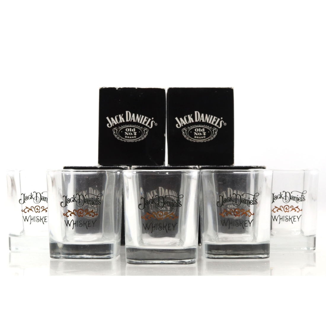 Jack Daniel's Branded Tumbler Glasses x 5