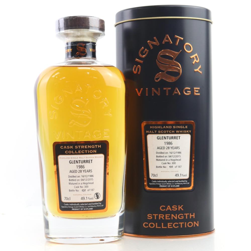 Glenturret 1986 Signatory Vintage 28 Year Old Cask Strength