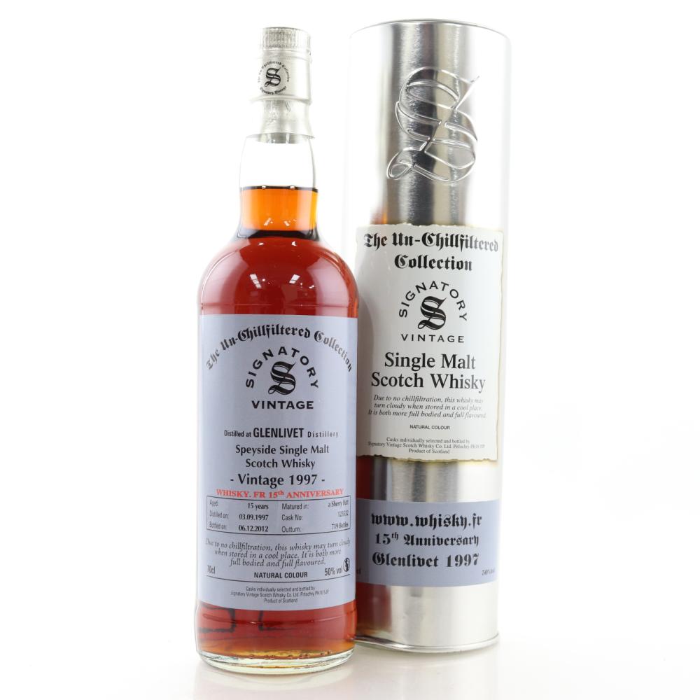 Glenlivet 1997 Signatory Vintage 15 Year Old / Whisky.fr 15th Anniversary