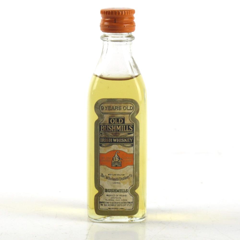 Bushmills 9 Year Old Single Malt 1970s Miniature