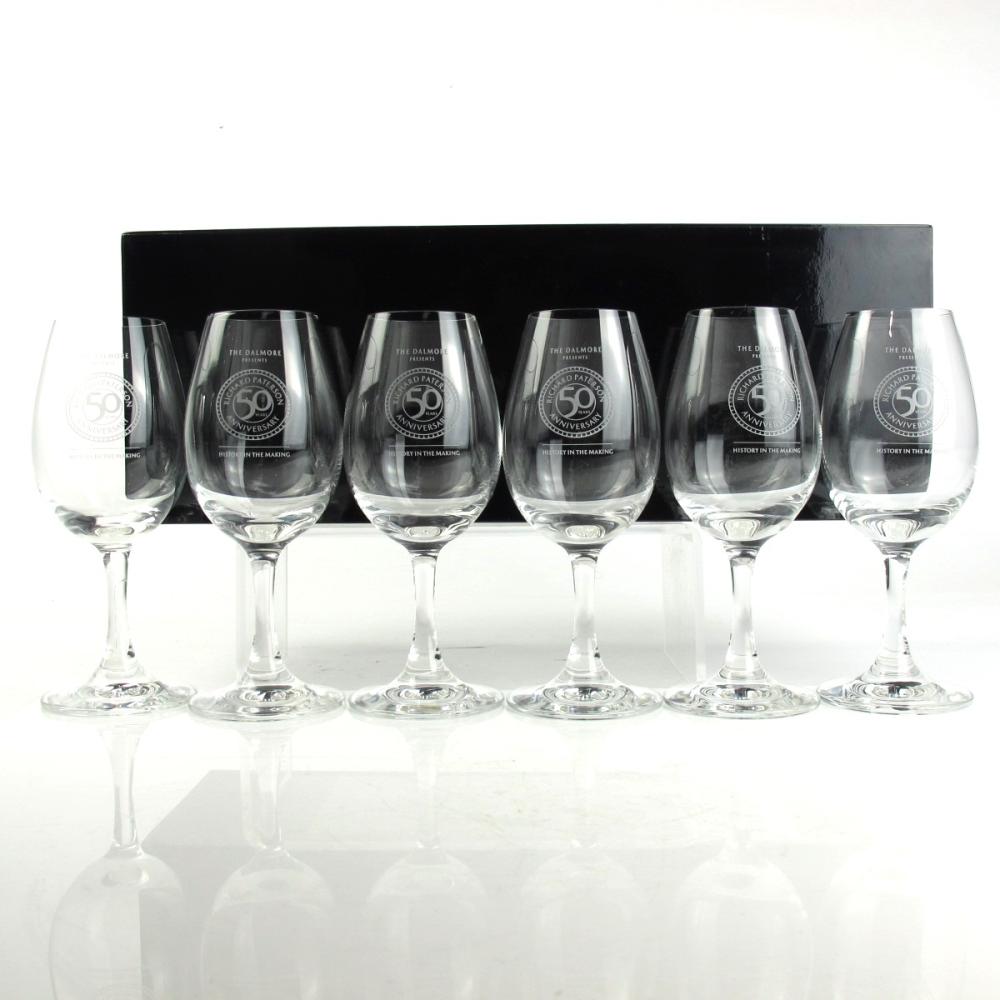 Dalmore 50th Anniversary Nosing Glasses x 6