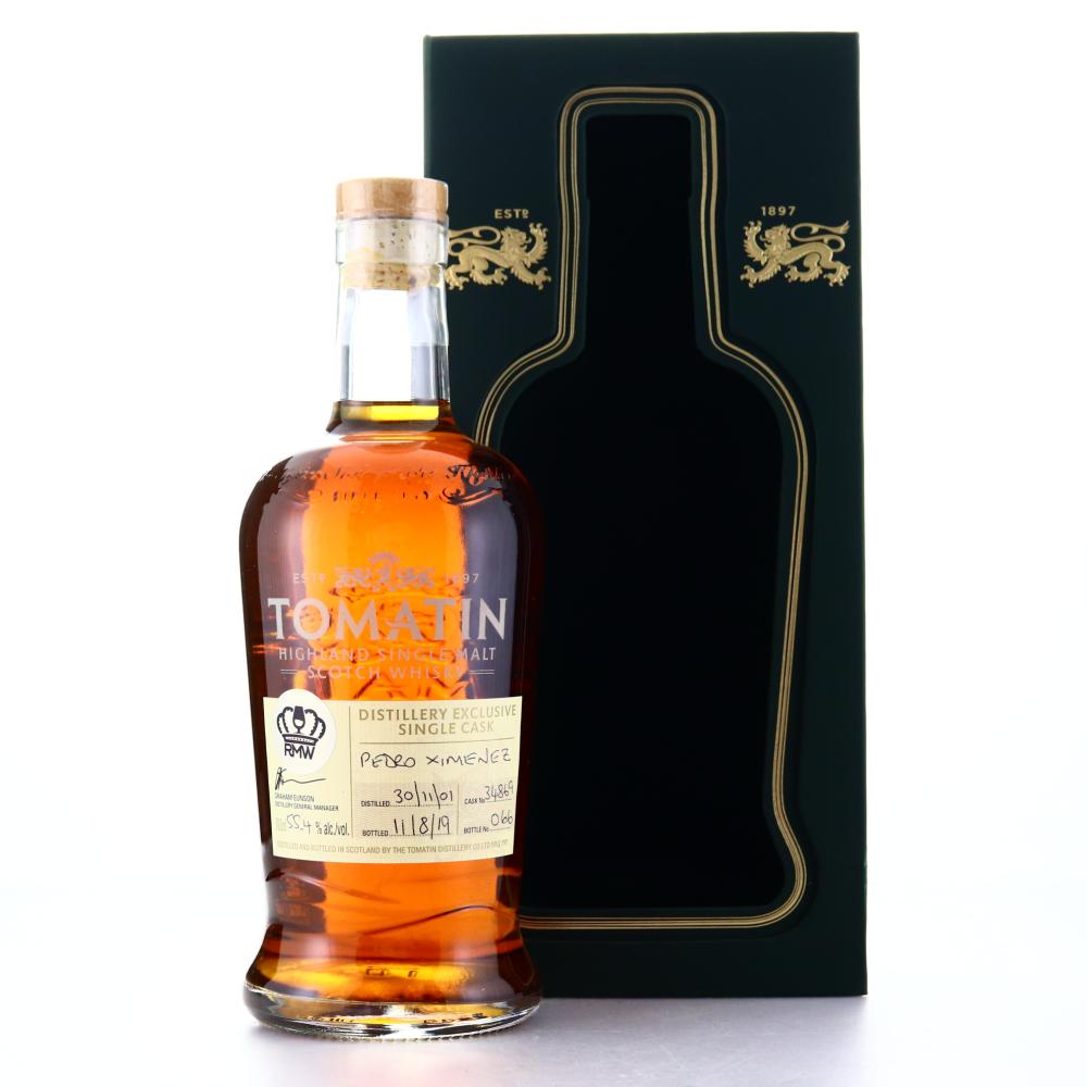 Tomatin 2001 Single PX Cask #34869 / RMW