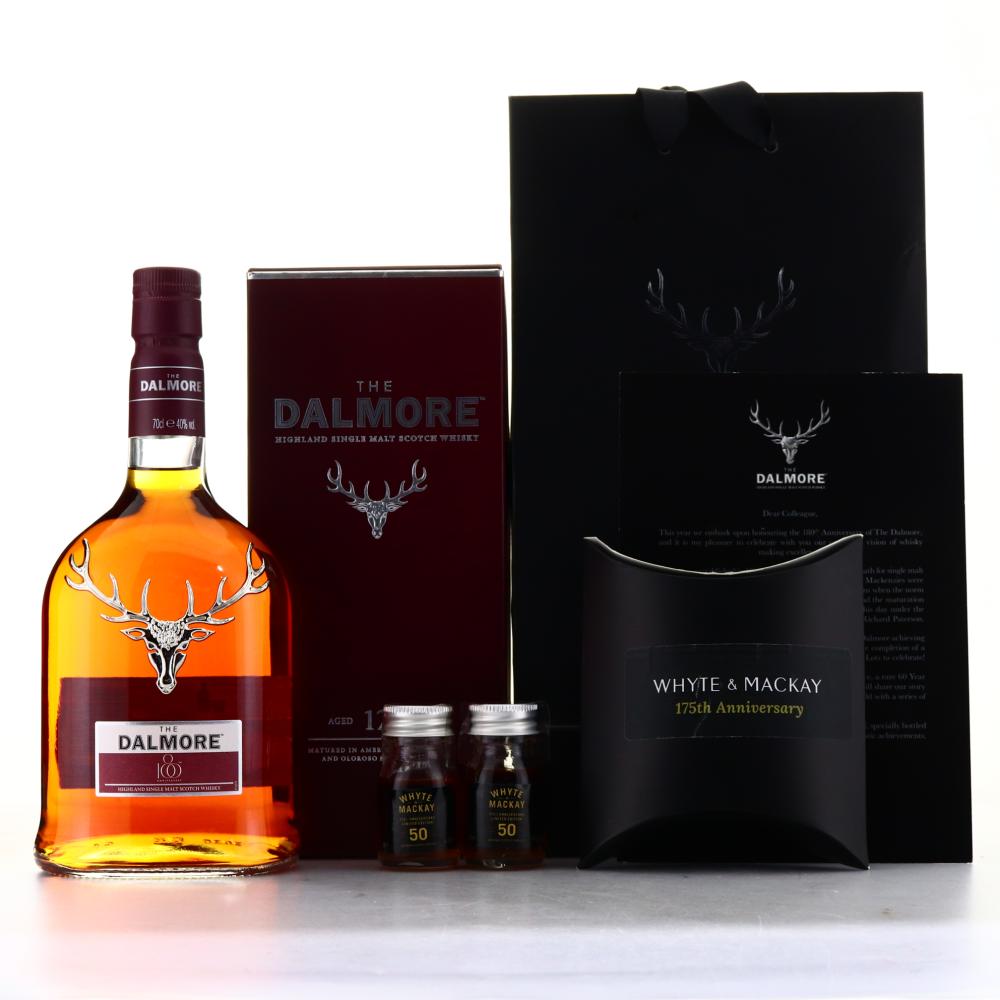 Dalmore 12 Year Old 180th Anniversary / with 2 x Whyte & Mackay 50 Year Old Samples
