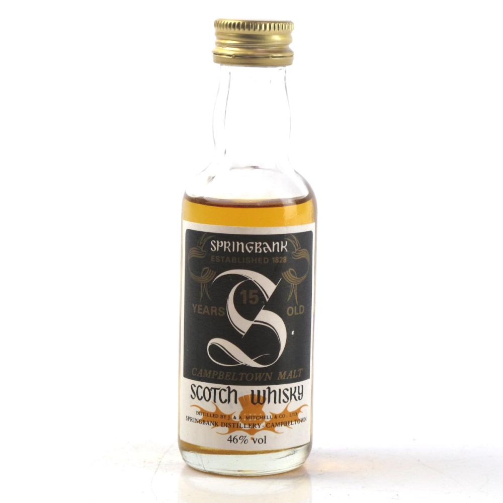 Springbank 15 Year Old 1980s 5cl Miniature
