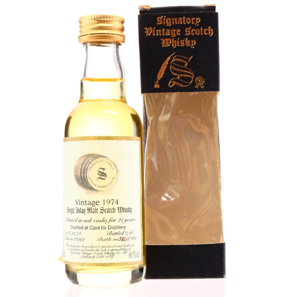 Caol Ila 1974 Signatory Vintage 21 Year Old Miniature 5cl