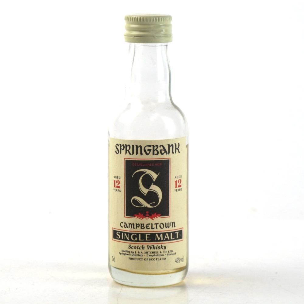 Springbank 12 Year Old Red Thistle 5cl Miniature / Low Fill