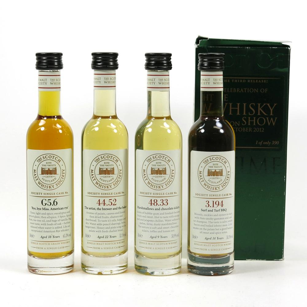 Scotch Malt Whisky Society The Whisky Show Gift Pack 4 x 10cl