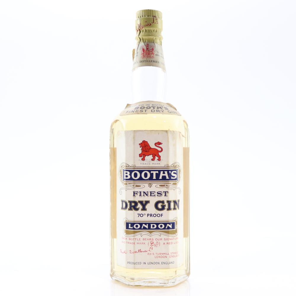Booth's Finest Dry Gin circa 1950s
