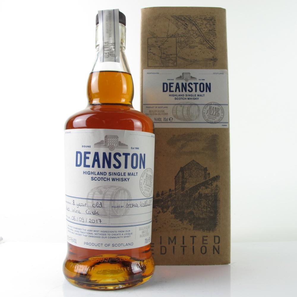 Deanston 8 Year Old Red Wine Cask/ Hand Filled