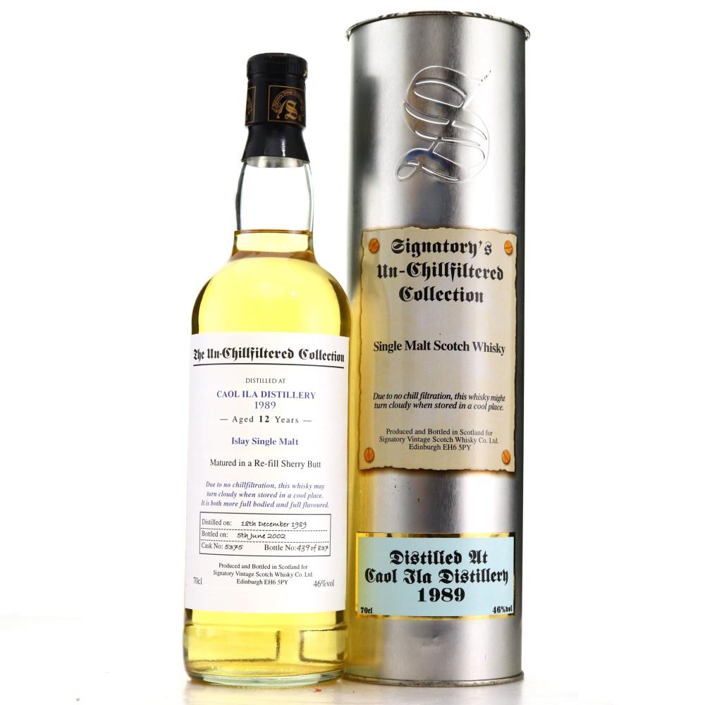 Caol Ila 1989 Signatory Vintage 12 Year Old