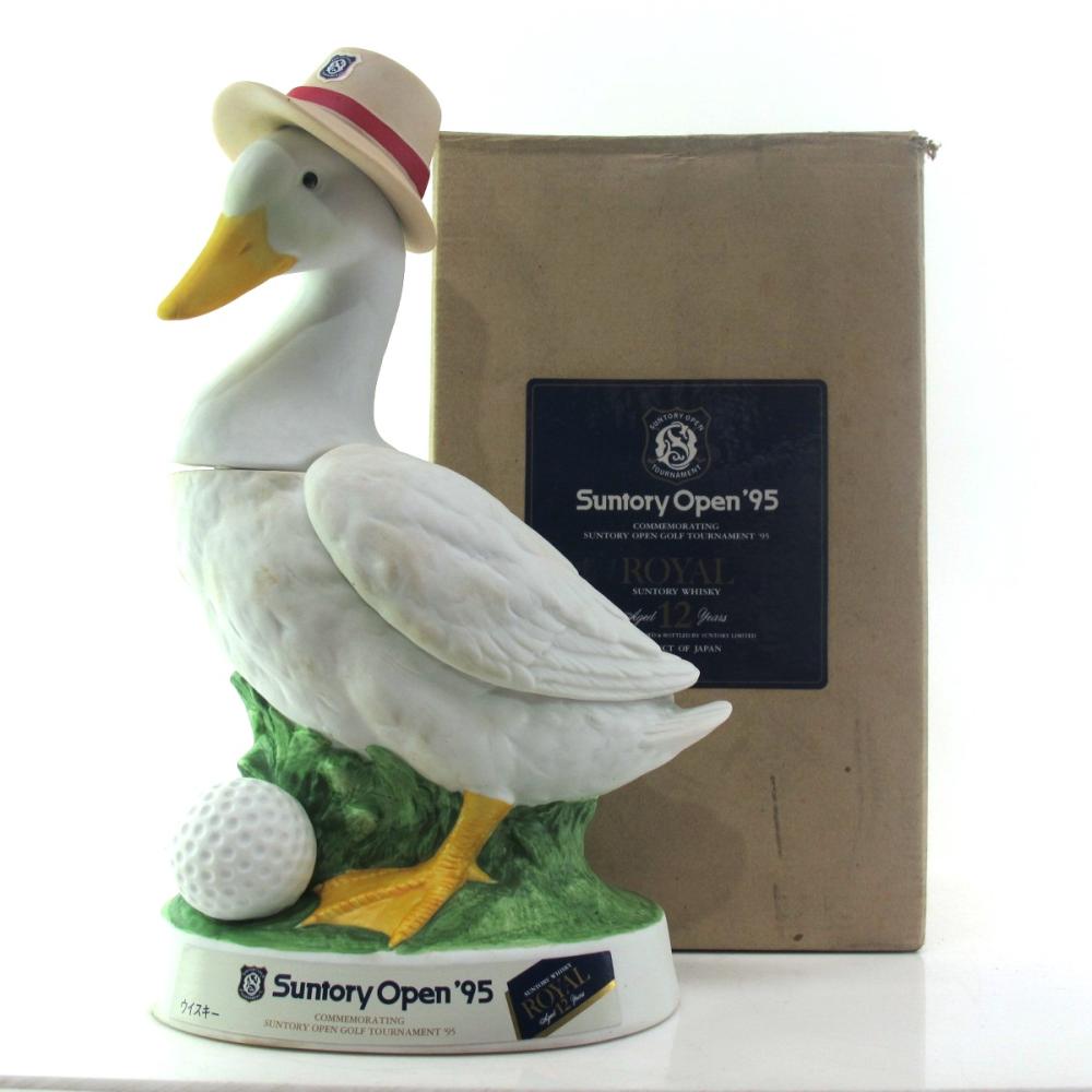 Suntory Royal 12 Year Old Duck Decanter 50cl / Suntory Open Golf Tournament 1995