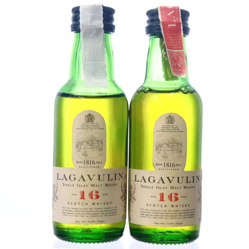 Lagavulin 16 Year Old White Horse Distillers Miniature 2 x 5cl