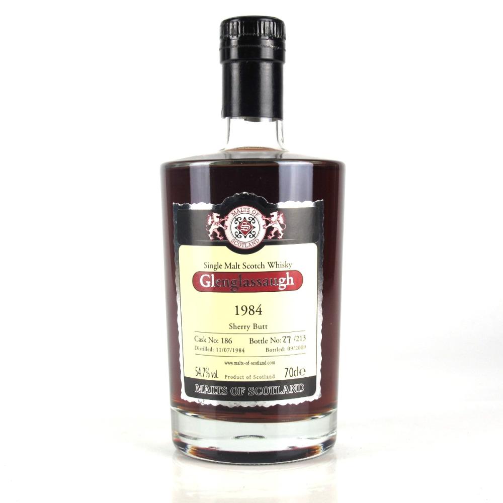 Glenglassaugh 1984 Malts of Scotland 25 Year Old Cask #186