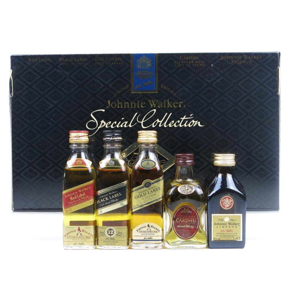 Johnnie Walker Special Collection 500 Years Including Johnnie Walker Liqueur 5 x 5cl