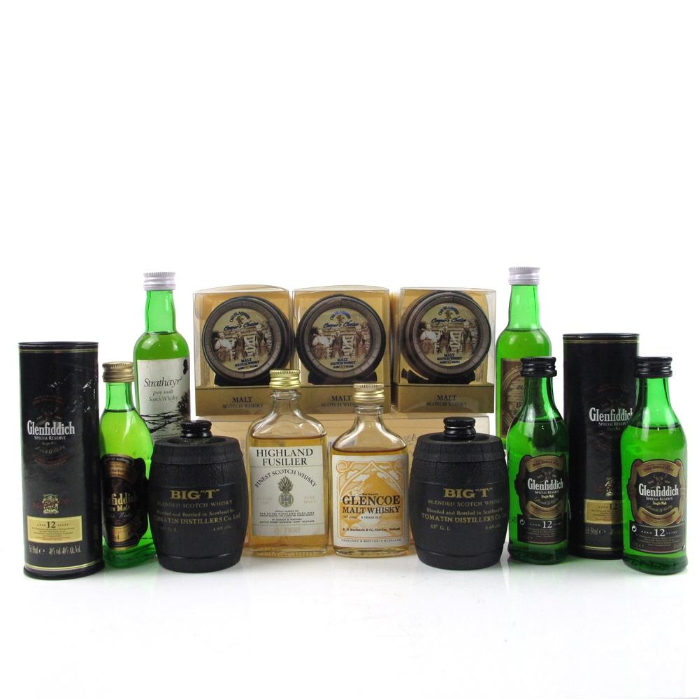 Miscellaneous Whisky Selection / 12 x Miniatures